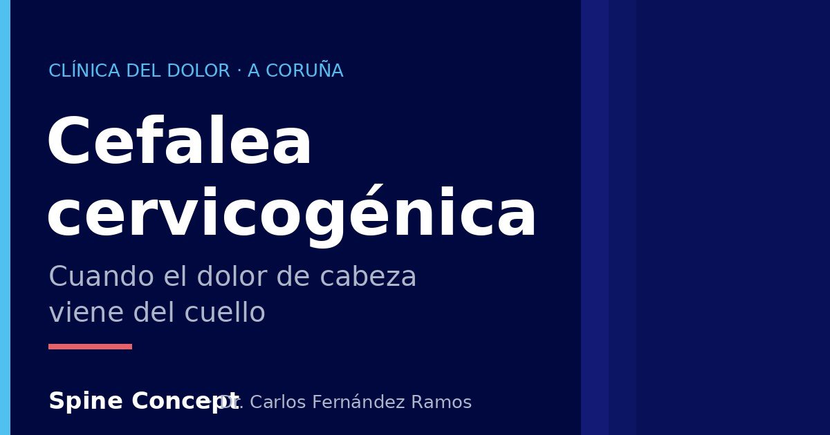 Cefalea cervicogénica: cuando el dolor de cabeza viene del cuello